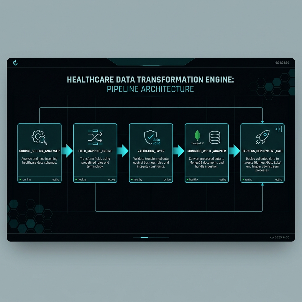 Healthcare Cloud Migration Architecture Diagram